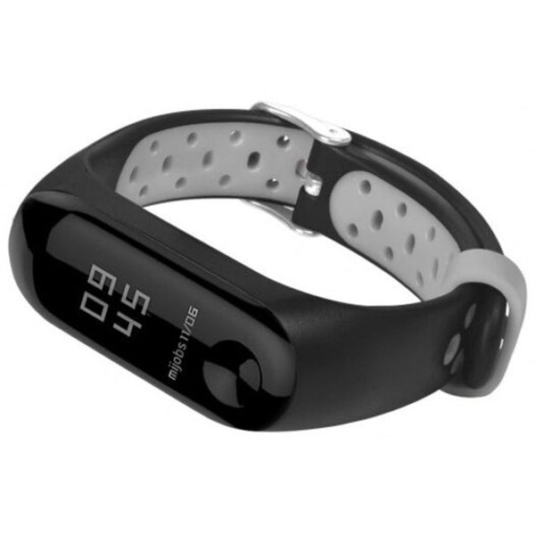 Watch Bands Sport Silicone Bracelet Strap Watchband For Xiaomi Mi Band 3 Gray