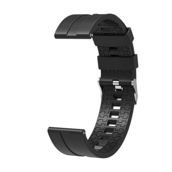 Watch Bands Sport Silicone Watch Band Wrist Strap For Huawei Gt / 2 Pro Magic Black