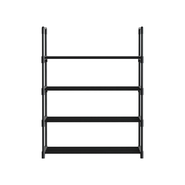 Toner Cartridges Artiss Shoe Rack Stackable Shelves 4 Tiers 55Cm Shoes Storage Stand Black