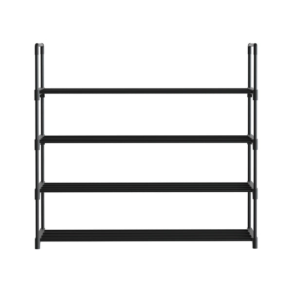 Toner Cartridges Artiss Shoe Rack Stackable 4 Tiers 80Cm Shoes Shelves Storage Stand Black