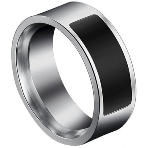 Rings Stainless Steel Access Control Nfc Smart Ring Black Us 11