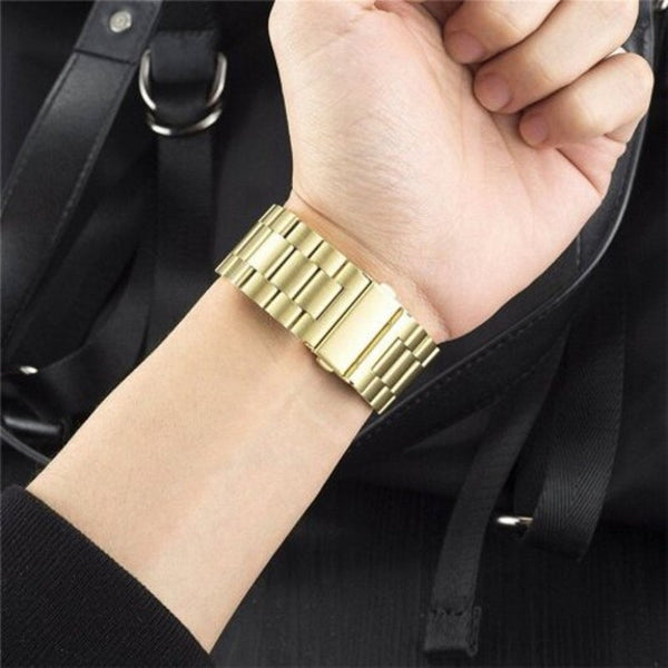 Watch Bands Stainless Steel Wristband Strap For Apple Watch Series 4 / 3 2 1 42Mm 44Mm Gold