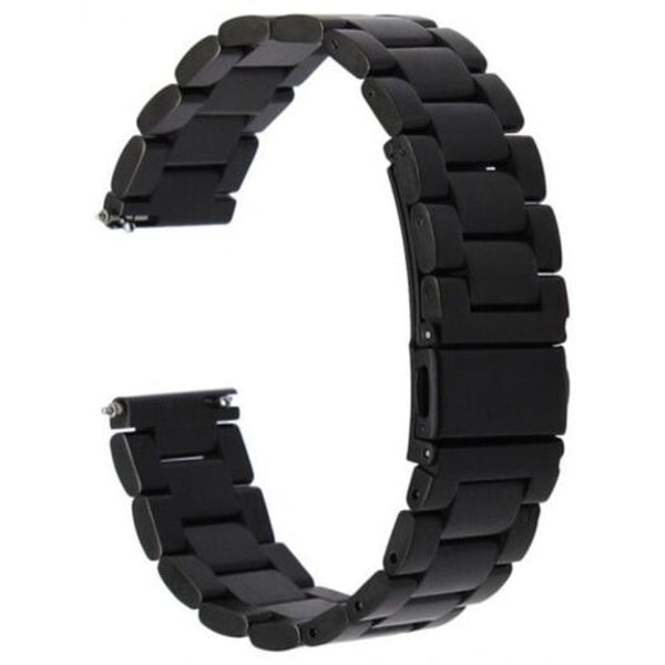 Watch Bands Stainless Strap For Amazfit 2 / 2S Watch 22Mm Black