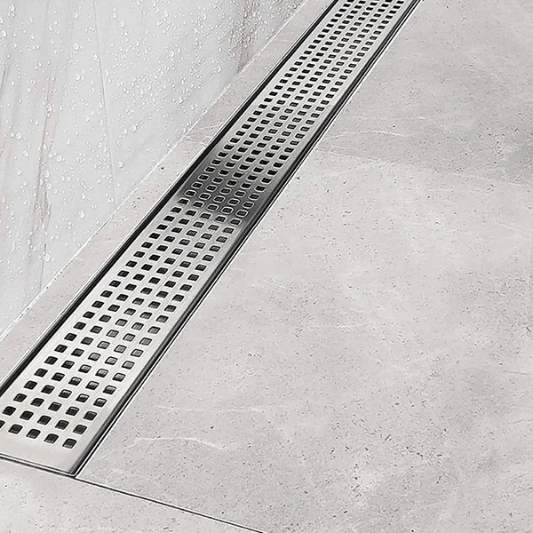 Drain Grates 1200Mm Tile Insert Bathroom Shower Stainless Steel Grate Drain With Centre Outlet Floor Waste