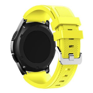 Watch Bands Strap Watch Band 20 / 22Mm For Samsung Galaxy Gear S3 Frontier Yellow