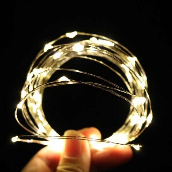 String Lights String Light For Patio Micro 50 Warm White Ray Leds 5M