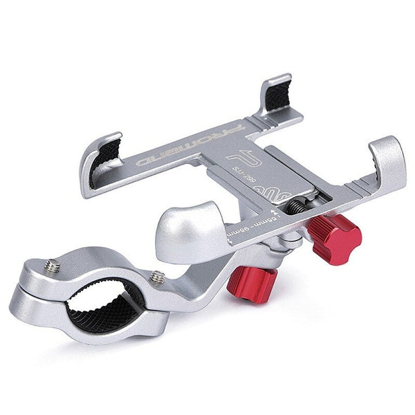 Mounts & Holders Bike Phone Mount Strong Aluminum Alloy Bicycle Motorcycle Holder Cycling Silver