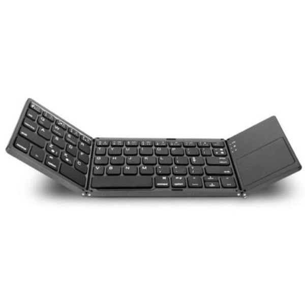 Keyboards & Keypads Stylish Mini Foldable Wireless Bluetooth Keyboard Black