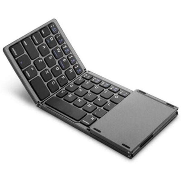 Keyboards & Keypads Stylish Mini Foldable Wireless Bluetooth Keyboard Black