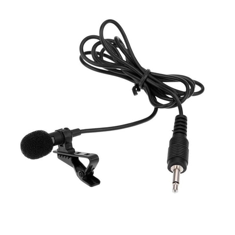 Microphones & Wireless Systems Mini Lapel Lavalier Tie Clip Metal Mono Microphone 3.5Mm With Collar