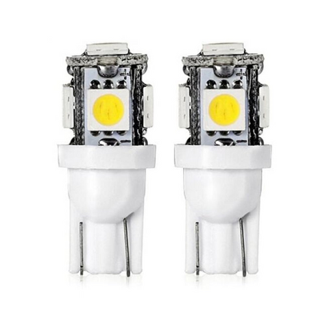 T10 Super Bright Car Turn Signal / License Plate Lamp 2Pcs White And Yellow