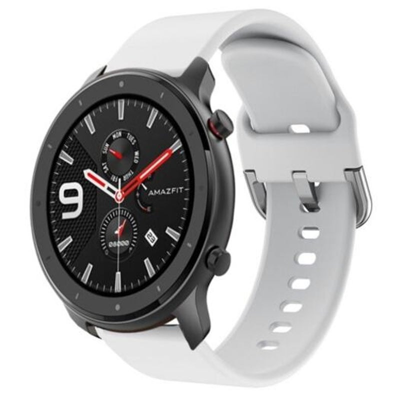 Replacement Strap For Amazfit Watch Gtr 47Mm White