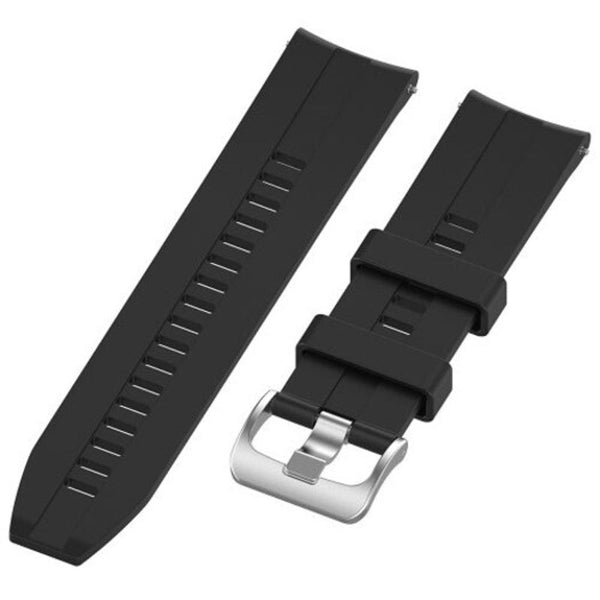 Watch Bands Silicone Replacement Wristband Watch Strap For Huawei Gt 2 Smartwatch 46Mm Black