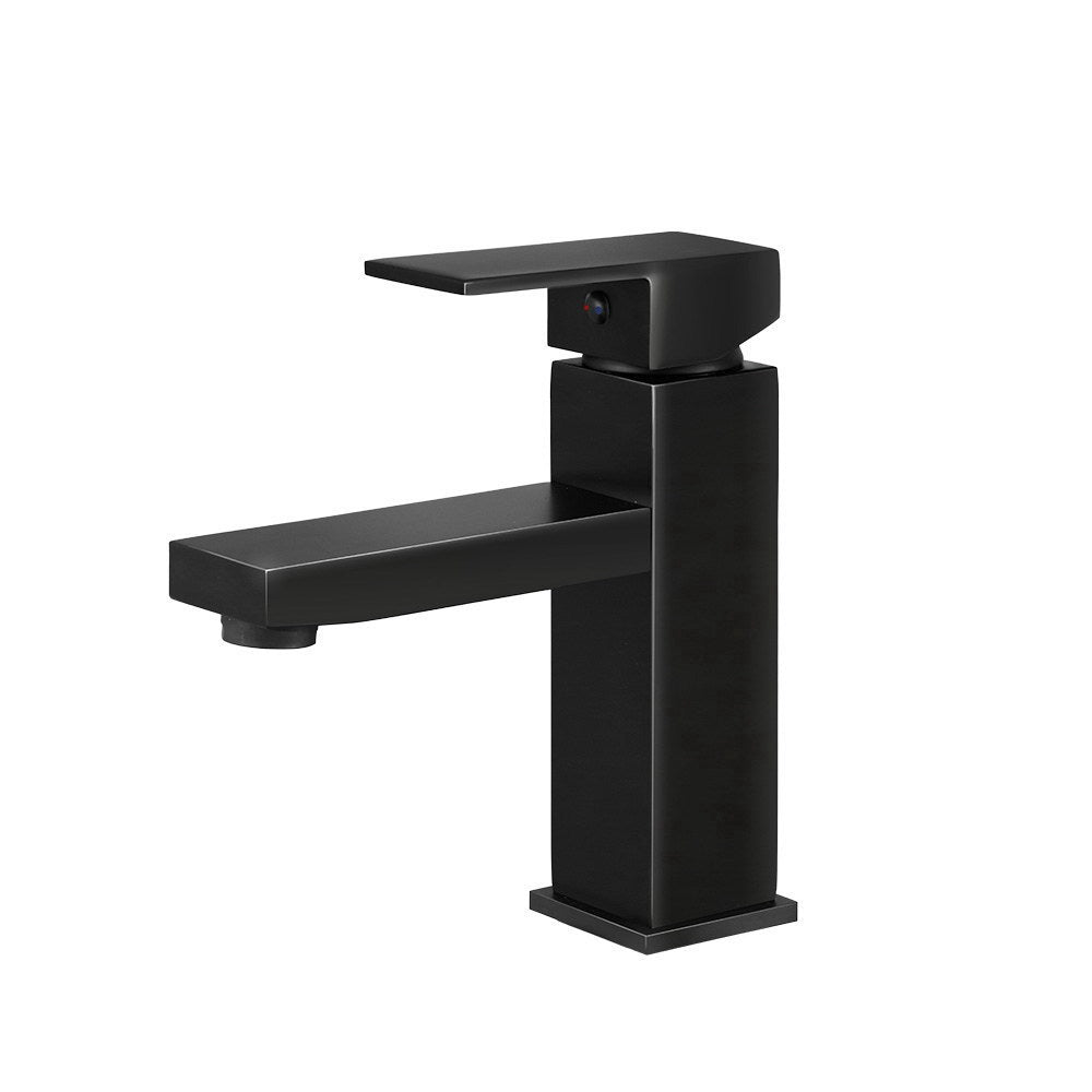 Bathroom Sink Taps Cefito Basin Mixer Tap Faucet Bathroom Vanity Counter Top Wels Brass Black