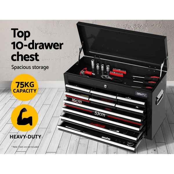 Tool Cabinets & Cupboards Giantz 16 Drawer Tool Box Cabinet Chest Trolley Toolbox Garage Storage