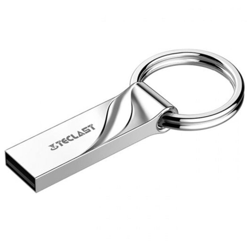 USB Flash Drives Nex Usb2.0 Flash Drive Metal Waterproof Keychain Disk Silver 16Gb