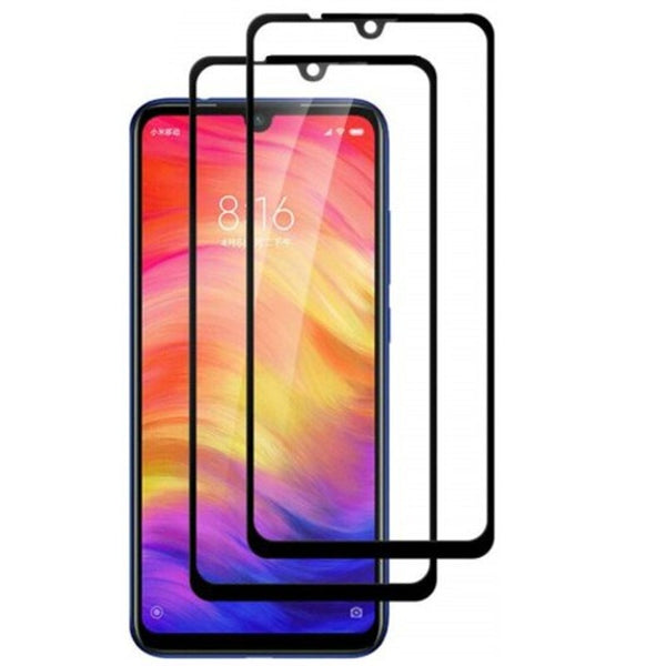 Screen Protectors Tempered Glass Screen Film For Xiaomi Redmi Note 7 / Pro 7S 2Pcs Black