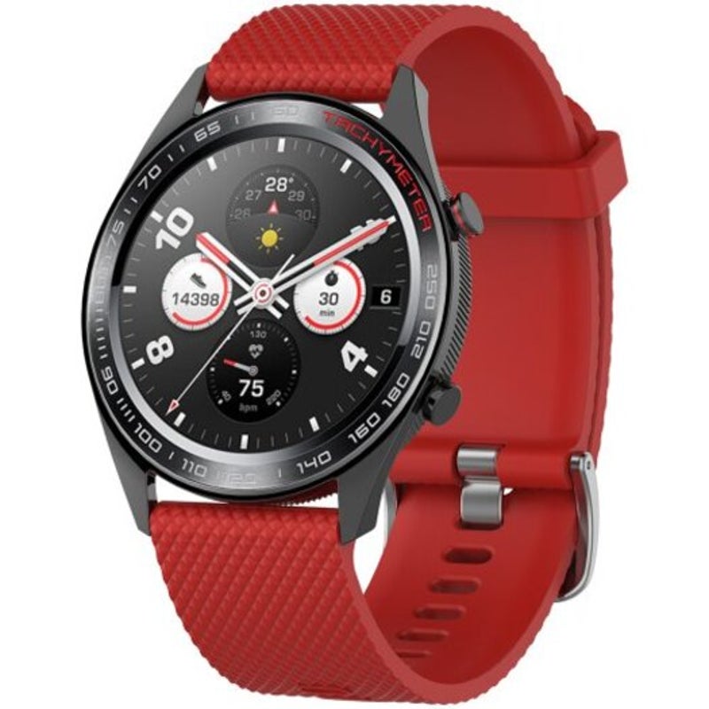 Watch Bands Texture Watch Strap For Huawei Honor Magic Red L