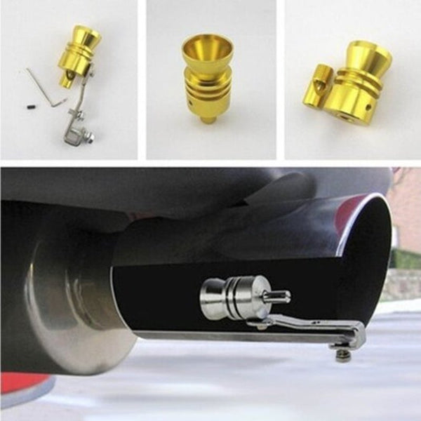 Exhaust Systems The Car's Exhaust Turbine Drain Valve Simulation Loud Whistle Golden Brown