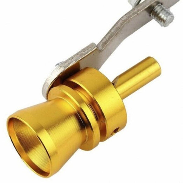 Exhaust Systems The Car's Exhaust Turbine Drain Valve Simulation Loud Whistle Golden Brown