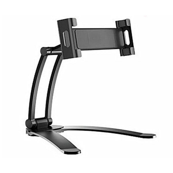 Braces & Brackets Aluminum Tablet Stand Phone Holder Foldable Adjustable 5 13In Mount Black