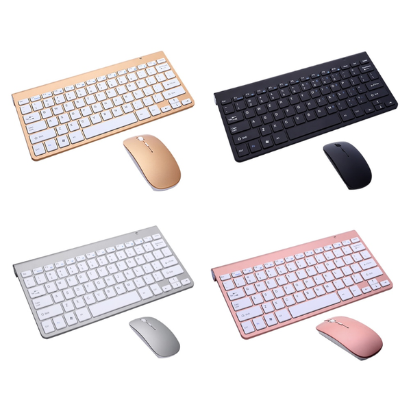 Wireless Keyboard And Mouse Compact Set For Ios Windows Android Office Supplies