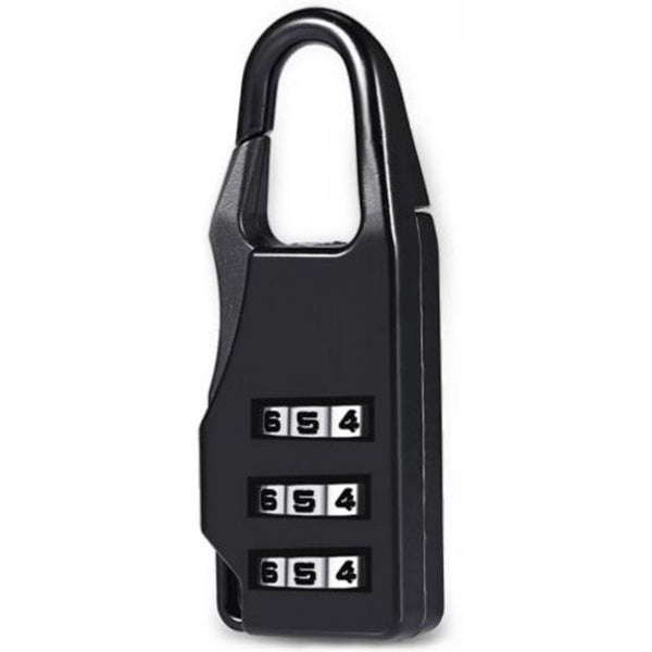 Door Locks & Lock Mechanisms Three Digit Password Lock Black