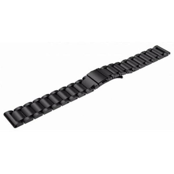 Watch Bands Three Steel Stainless Watches Strap For Amazfit Youth Bit Black 20Mm