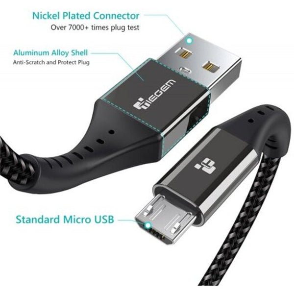 Usb Type C Cable 3A Fast Charging Phone Charger Data Wire Cord -