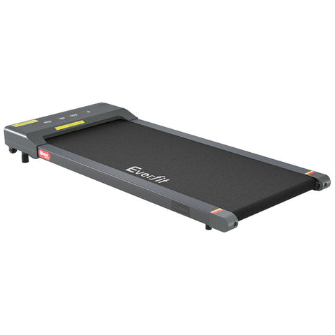 Treadmills Everfit Treadmill Electric Walking Pad Home Gym Office Fitness 400Mm Grey