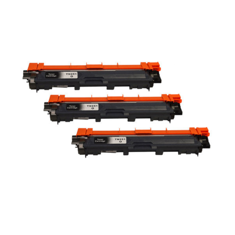 Toner Cartridges Tn 251 Black Premium Generic Toner Set Of 3