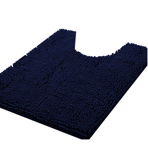 Bath Mats, Rugs & Toilet Covers Toggle Microfiber Bath Mat Contourned Navy