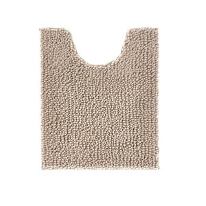 Bath Mats, Rugs & Toilet Covers Toggle Microfiber Bath Mat Contourned Stone