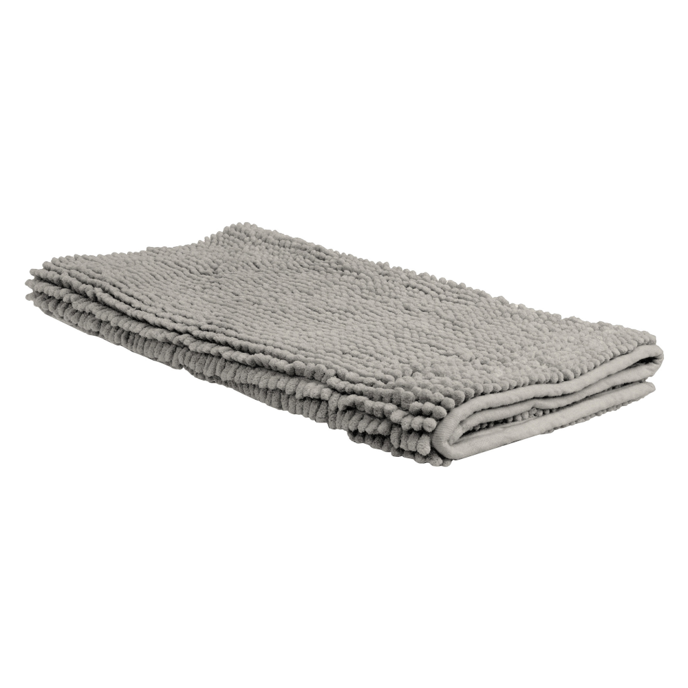 Bath Mats, Rugs & Toilet Covers Toggle Microfiber Bath Mat Large Silver