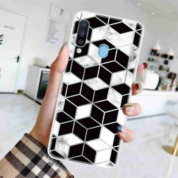 Cases, Covers & Skins Tpu Geometric Marble Painted Phone Case For Samsung Galaxy A20s Multi J