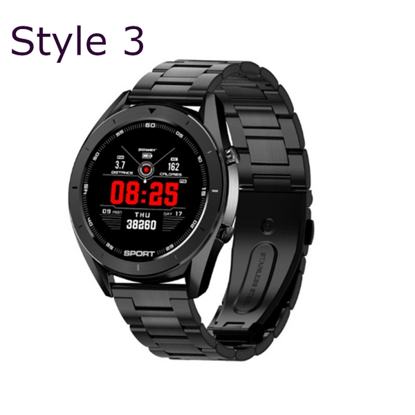 Traditional Intelligent Digital Smart Watch Full Circle 1.2 Inch Color Screen