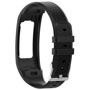 Watch Bands Trumpet Soft Silicone Wrist Strap Replacement Watch Band For Garmin Vivofit 1 / 2 Black