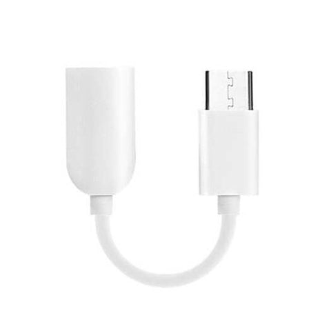 Type C To 3.5Mm Earphone Jack Audio Cable For Xiaomi Mi 9 / 8 6X Mix3 A2 White