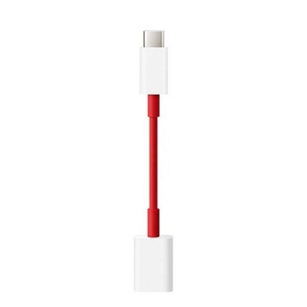 Type C To 3.5Mm Jack Audio Usb Adapter For Oneplus 6T / Xiaomi Red
