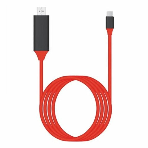 Type C To Hdmi Connection Cable Usb 3.1 4K X 2K Line 2M Red