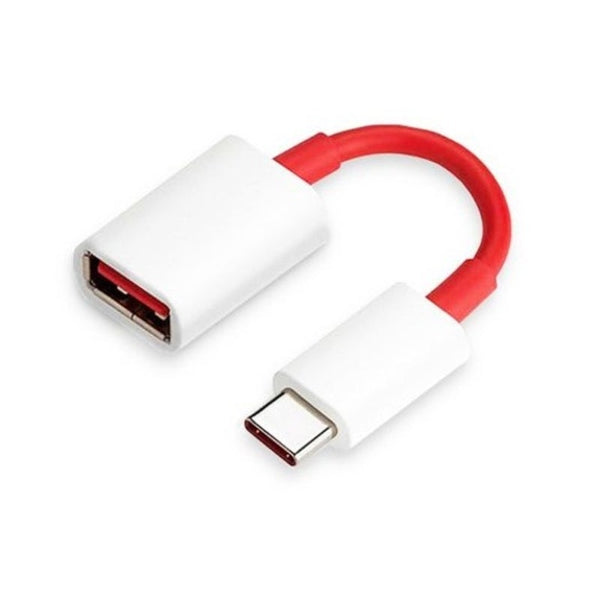 Type C Usb Adapter Quick Cable For Oneplus 6T / 5 Xiaomi Red