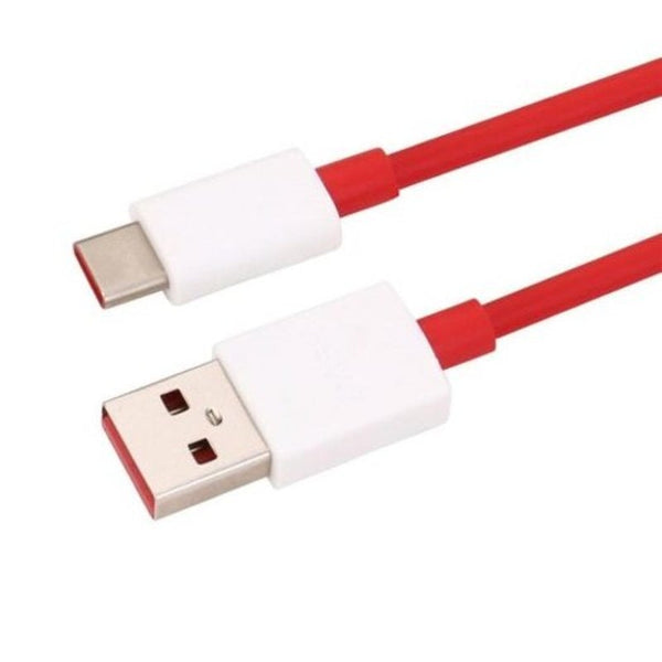 Type C Usb Adapter Quick Cable For Oneplus 7 Pro / 6T 5 Red