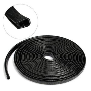 Mouldings, Trim U Shape Car Door Edge Trim Rubber Seal Protector Guard Strip 4M For Boat Universal Black