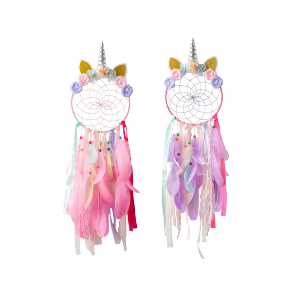 Wall Hangings Led Unicorn Dream Catcher Boho Kawaii Room Decoration Dreamcatcher