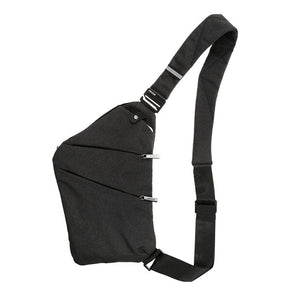 Bags Unisex Sling Backpack Chest Bag Black