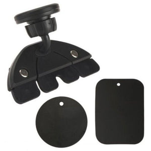 Mounts & Holders Universal Car Cd Slot Holder Mount Magnet Mobile Phone Stand For Tablet Black