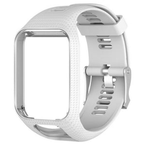 Watch Bands Universal Simple Wristband For Tomtom Runner 2 / 3 White