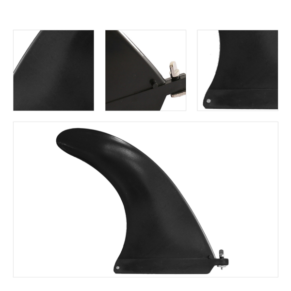 Paddleboard Fins Surf Board Tail Rudder Water Fin Simple Surfboard Paddle Accessories Black