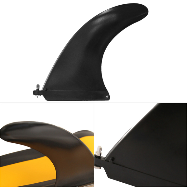 Paddleboard Fins Surf Board Tail Rudder Water Fin Simple Surfboard Paddle Accessories Black