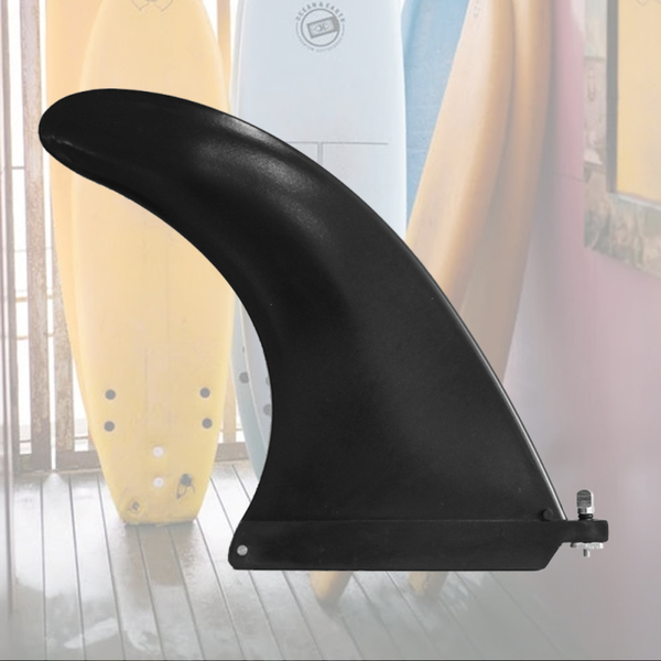 Paddleboard Fins Surf Board Tail Rudder Water Fin Simple Surfboard Paddle Accessories Black